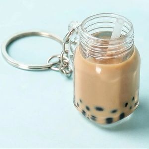 Milk Tea Charm Keychain 🧋Coffee Miniature Food